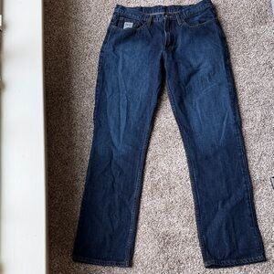 Cinch Men's Dark Blue Straight Jeans 34x34